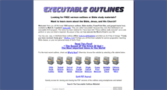 Desktop Screenshot of executableoutlines.com