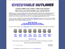 Tablet Screenshot of executableoutlines.com